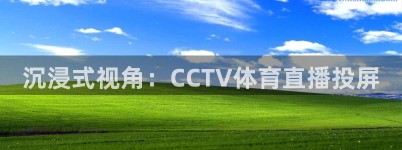 沉浸式视角：CCTV体育直播投屏