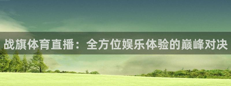 战旗体育直播：全方位娱乐体验的巅峰对决